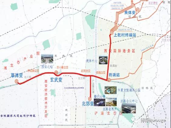 本工程的实施将打通750千伏泾渭变至330千伏玄武双回线路、750千伏泾渭变至330千伏北郊变第Ⅲ回线路的通道，补强西安电网主网架结构。.jpg